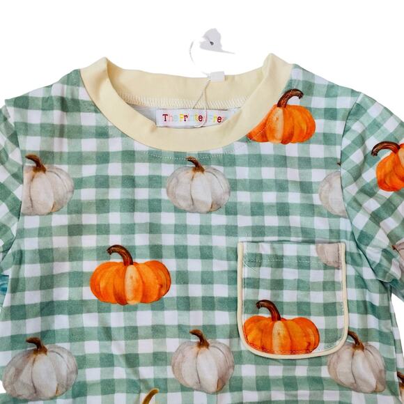 NWT The Printed Press 3-6M Pumpkin Pajamas - Picture 2 of 4